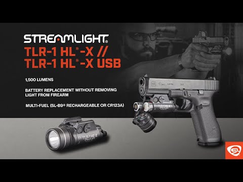 Streamlight TLR-1 HL-X USB Rechargeable 1,500 Lumen Weapon Light 69501